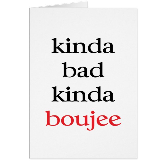 Kinda Boujee (Devant)