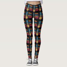 Kinda Sweet Kinda Stabby Leggings d'ananas