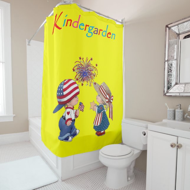 Kindergarden Douche rideau (En situation)