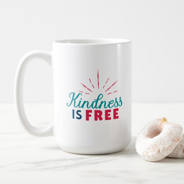 Kindness is Free Mug (Avec donut)