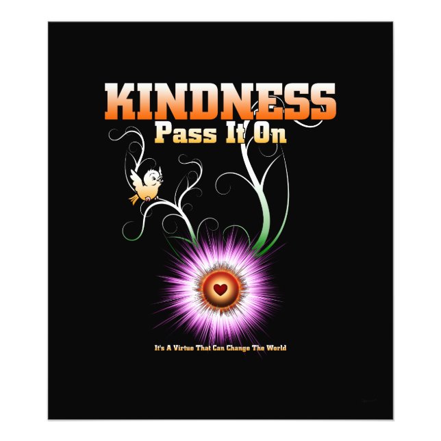KINDNESS - Passez-le sur l'impression photo (Devant)