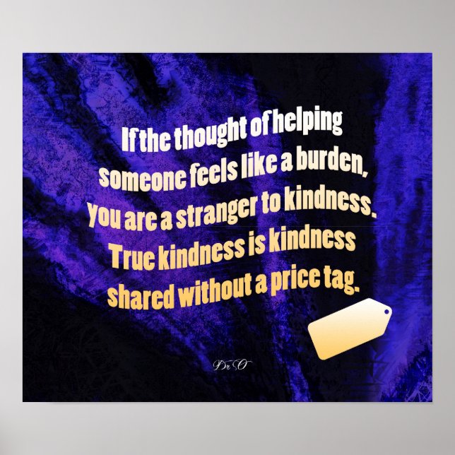 Kindness - Poster (Devant)