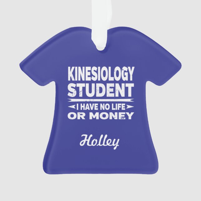 Kinesiology College Student Pas de vie ou d'argent (devant)