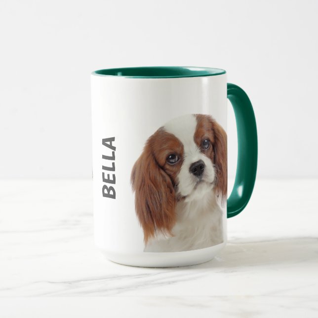 King Charles Cavalier Spaniel Mug personnalisé (Devant droit)