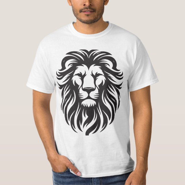 King Energy - Bold Lion Face T-Shirt (Devant)