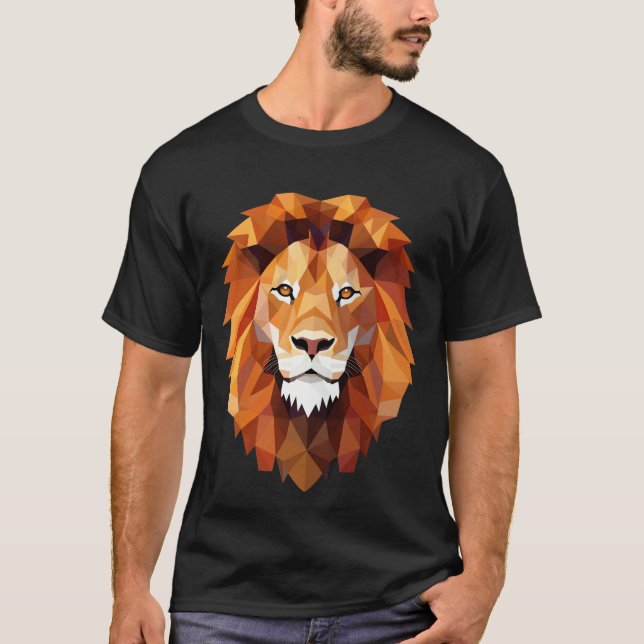 King Energy - Bold Lion Face T-Shirt (Devant)