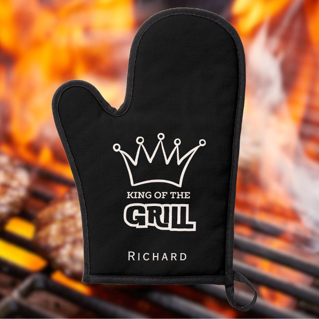 King of the Grill, drôle monogrammed couronne barb (Créateur téléchargé)