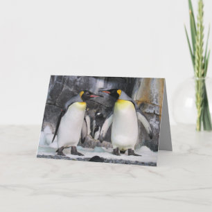 King Penguins - Je te vois Carte de voeux