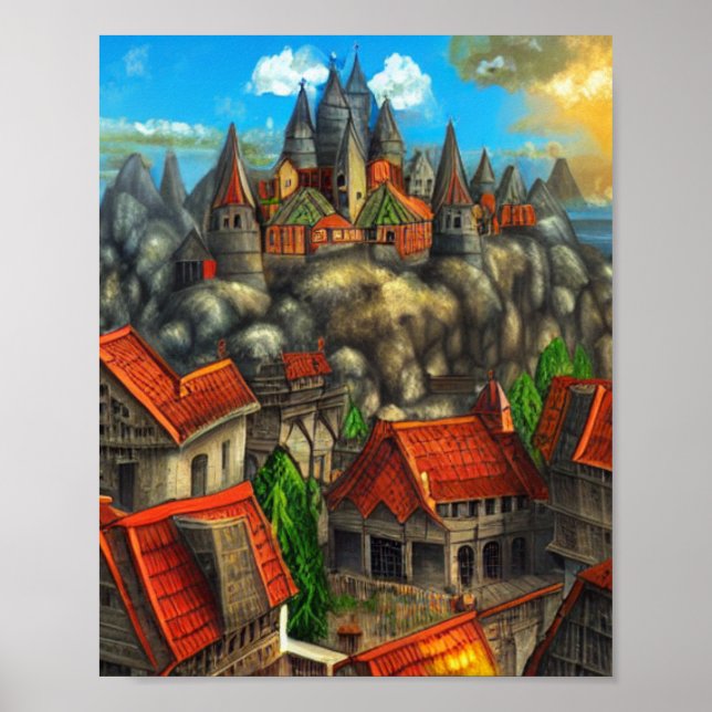 Kingdom Fantasy Digital Art Poster #04 (Devant)