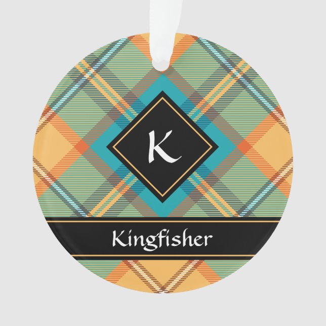 Kingfisher Tartan Ornement (devant)