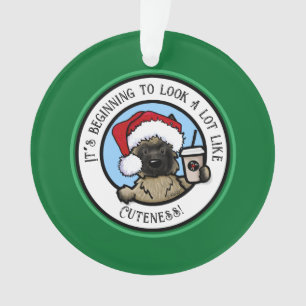 KiniArt Cairn Terrier Café Noël