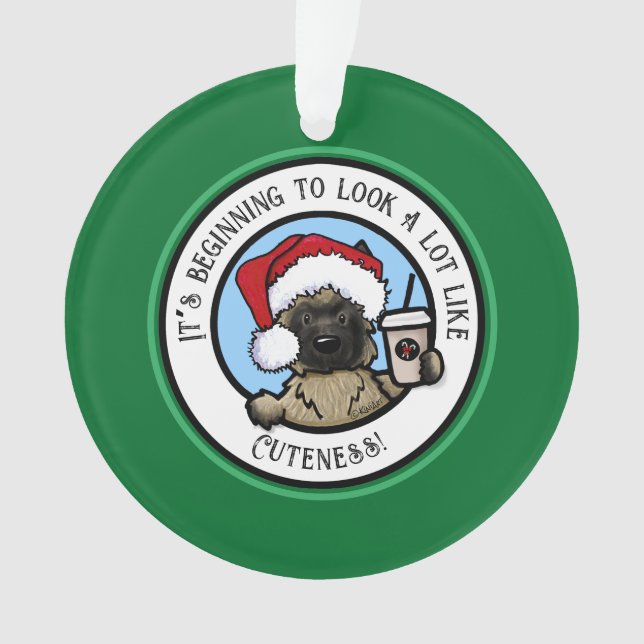KiniArt Cairn Terrier Café Noël (devant)