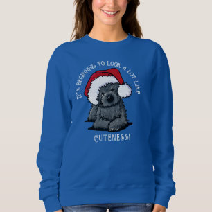 KiniArt Cairn Terrier Sweatshirt de Noël