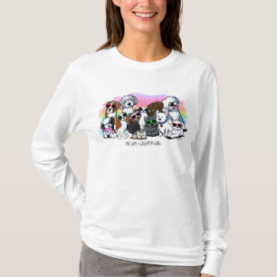 KiniArt Chiens T-Shirt pour amateur de chiens
