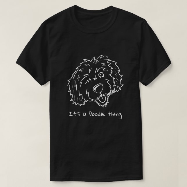 KiniArt Doodlemoji DOODLE T-shirt (Design devant)