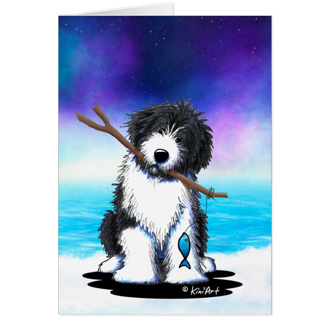 KiniArt Embarqué Collie Pêche (Devant)