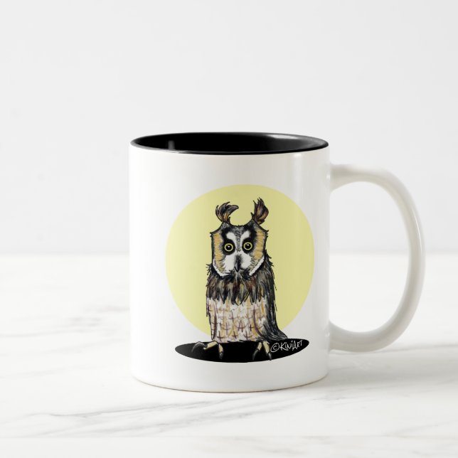 KiniArt European Owl Mug (Droit)