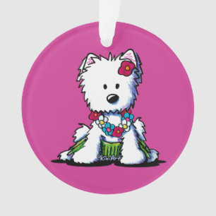 KiniArt Hula Girl Westie
