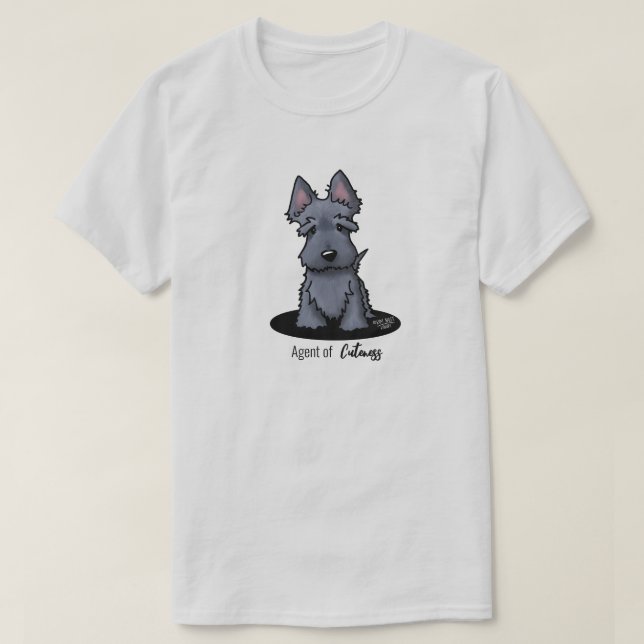 KiniArt Mignon T-Shirt Scottie (Design devant)
