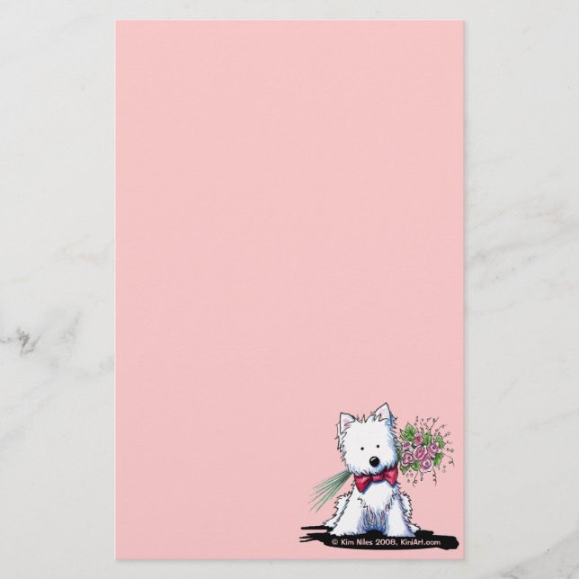 KiniArt Mr Pawfect Westie Papeterie (Devant)