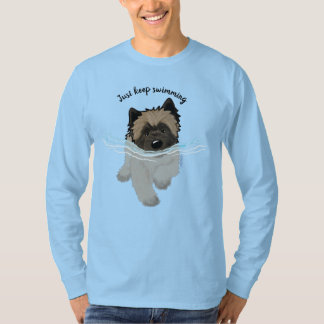 KiniArt Natation Cairn Terrier T-shirt