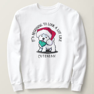 KiniArt Noël Cutieface Sweatshirt Westie