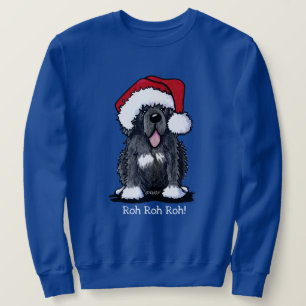 KiniArt Noël Newfie Chien Sweat à capuchon