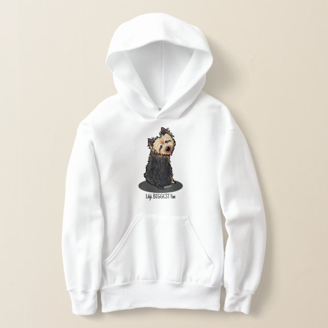 KiniArt Norwich Terrier Sweat à capuche (Poser)
