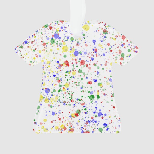 KiniArt Paint Splattered Painter's T-Shirt (devant)