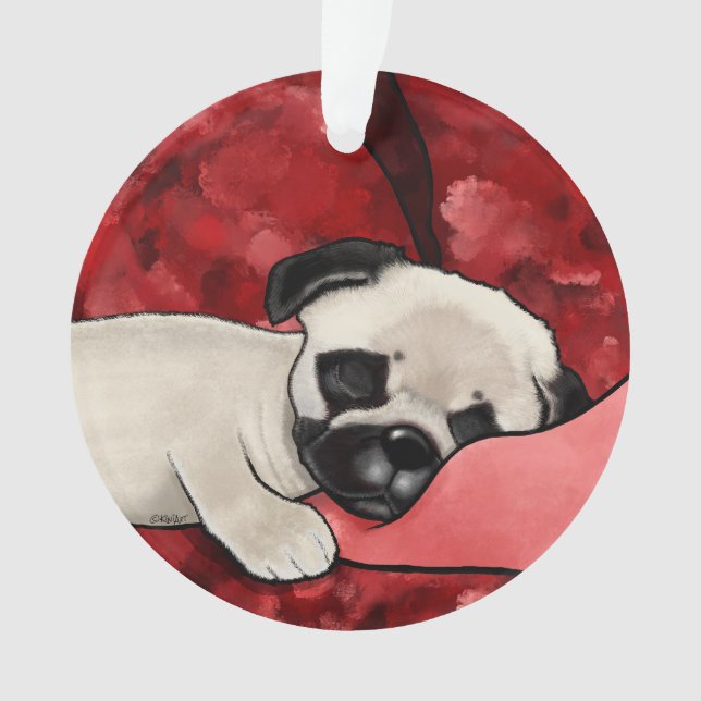 KiniArt Pug endormi (devant)