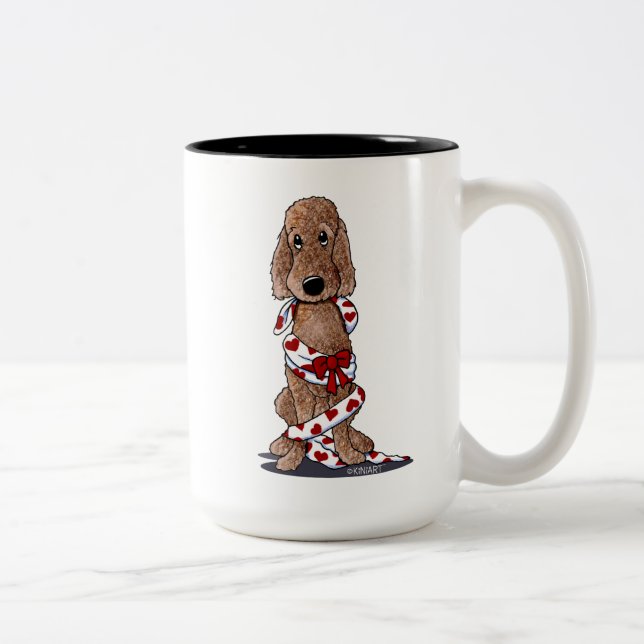 KiniArt Shaved Chocolat Doodle Mug (Droit)