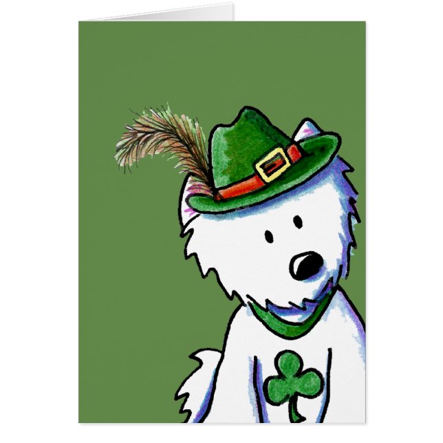 KiniArt St Paddy's Westie (Devant)