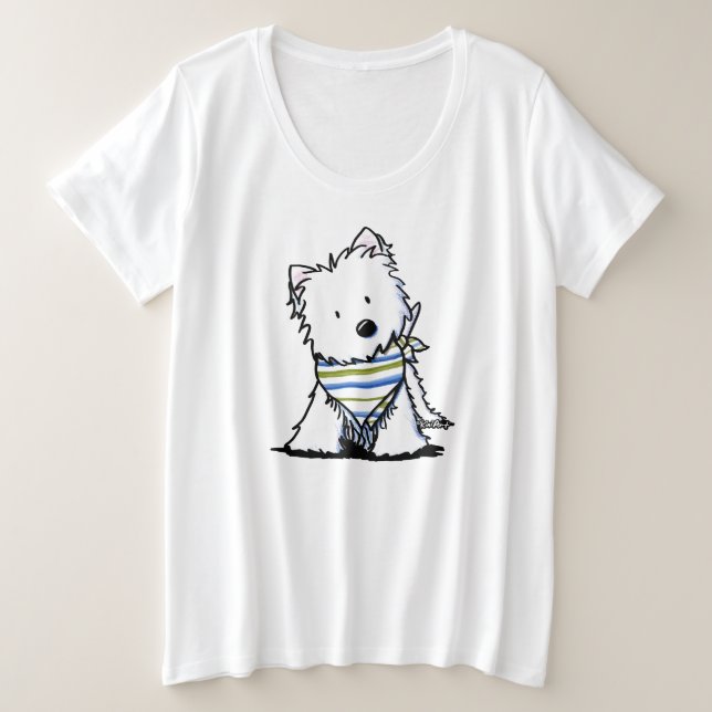 KiniArt Westie En Écarf (Design devant)