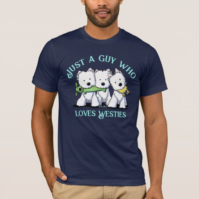 KiniArt Westie Lover T-Shirt (Devant)