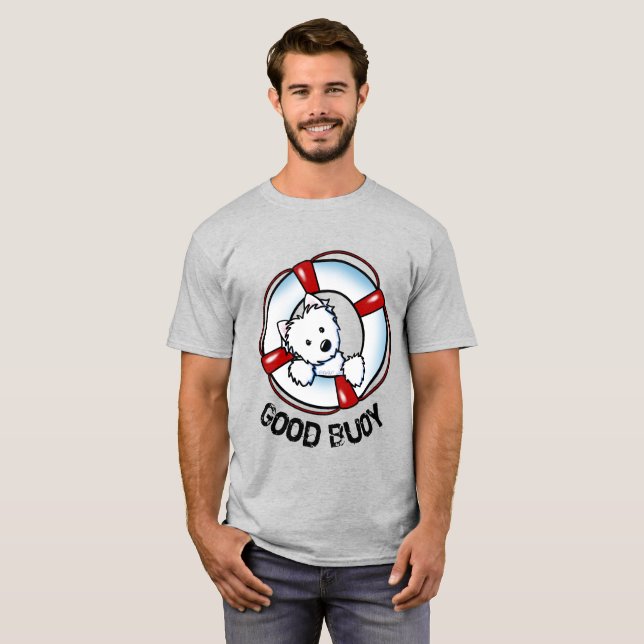 KiniArt Westie Rescue Sweat à capuche (Devant entier)