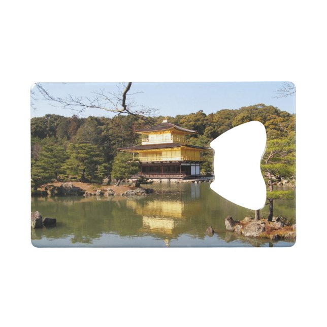 Kinkaku-ji 金 閣 Temple 寺 du Pavillon d'Or (Devant (Horizontal))