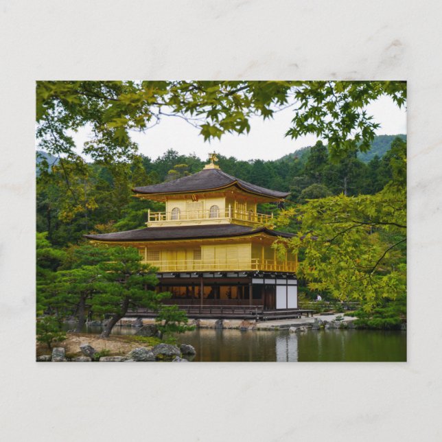 Kinkaku-ju (Pavillon d'or), Kyoto - Carte postale (Devant)