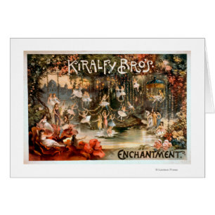 Kiralfy Brothers Enchantment Affiche théâtrale