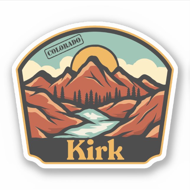 Kirk, Autocollant Colorado (Devant)