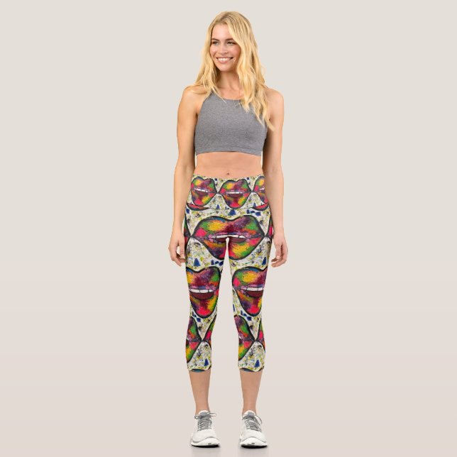 Kiss Capri Leggings (Recto)