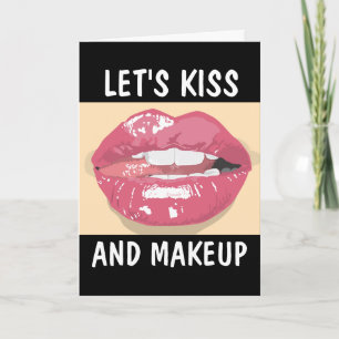 KISS ET CARTE DE MAQUILLAGE POUR LUI