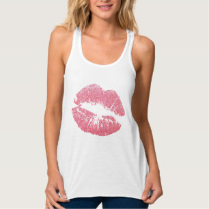 KISS LIPS FLIRTY LADIES T-SHIRTS & DÉBARDEURS