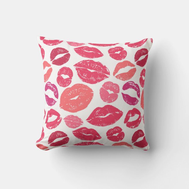 Kiss Lips Love Jeu Oreiller (Recto)