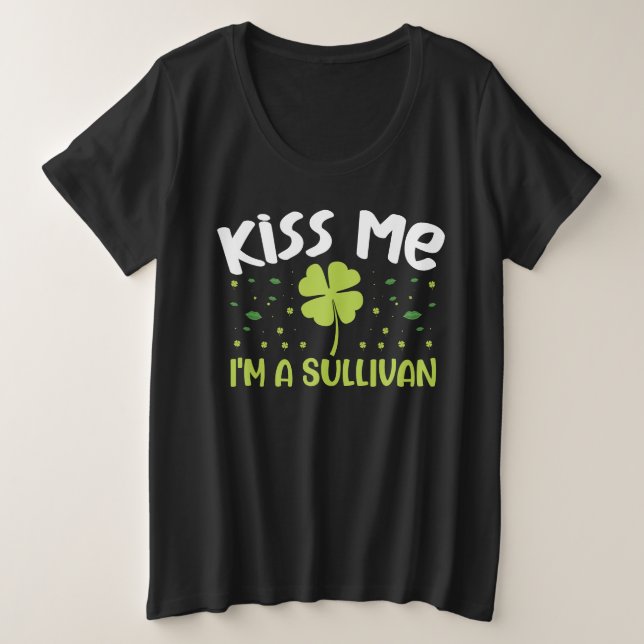 Kiss Me I'm A Sullivan - Nom Sullivan (Design devant)