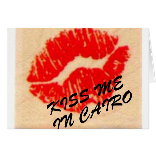 KISS ME IN CAIRO (Devant horizontal)