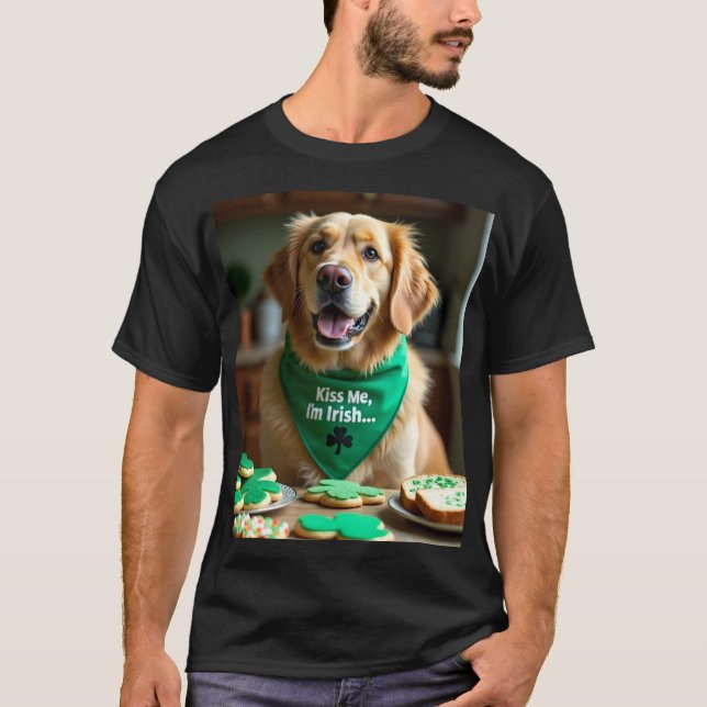 Kiss Me Irish Setter T-Shirt (Devant)