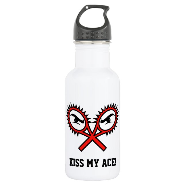 KISS MY ACE amusant bouteille d'eau de tennis pour (Devant)
