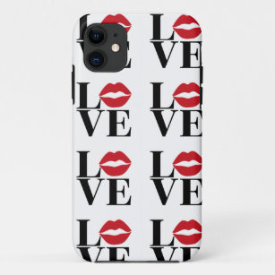 Kiss of Love : Red Lips Edition Coque iphone moder