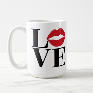 Kiss of Love : Red Lips Edition Mug