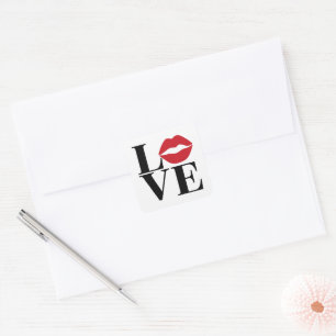 Kiss of Love : Stickers Red Lips Edition